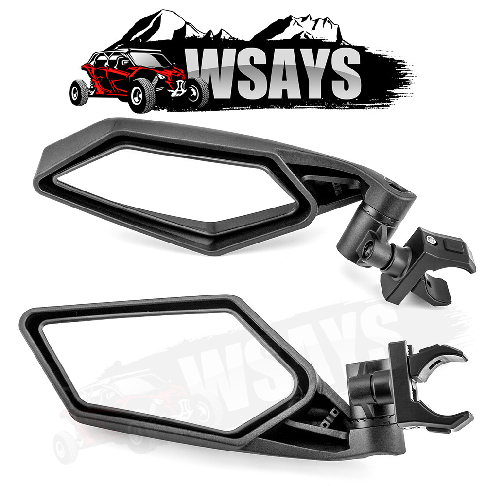 2019-2024 UTV Shatter-proof Adjustable Side Mirrors For Honda Talon 1000R 1000X