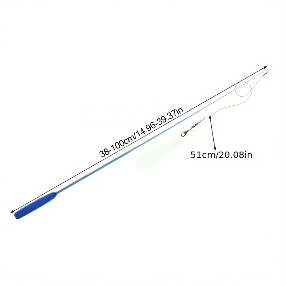 12PCS Kitten Cat Toy Feather Bell 2 Wand 10 Teaser Rod Interactive Play Pet Toys