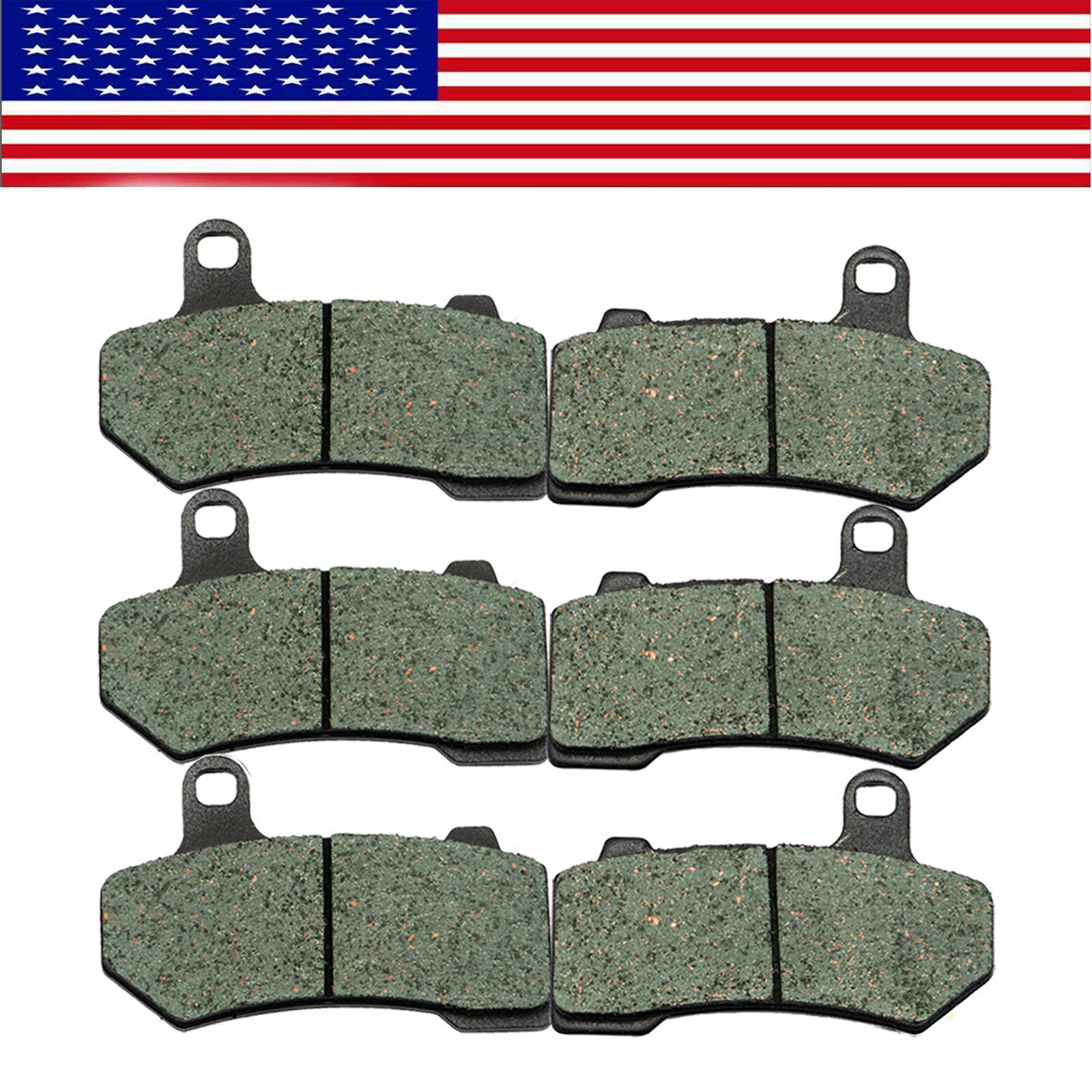 Front Rear Brake Pads For Harley FLHX Street Glide 2008-2017 2016 2015 2014 2013