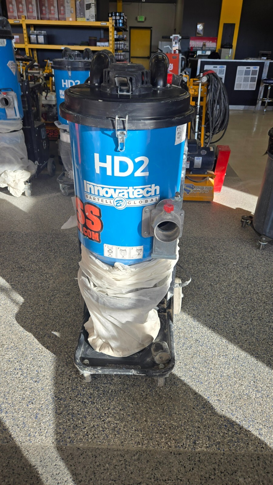HD2 Bartell Hepa Dust Collector 110V (245.3 hrs on one, 316.1 hrs on the other)