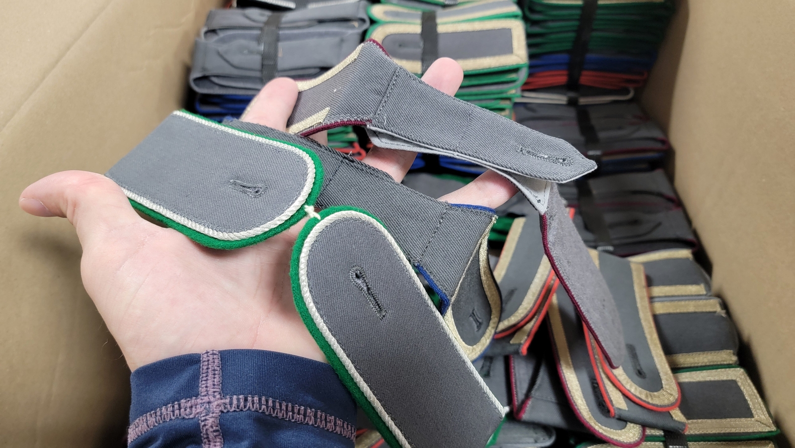 10 PACK German Army Rank Shoulder Boards - Military Surplus