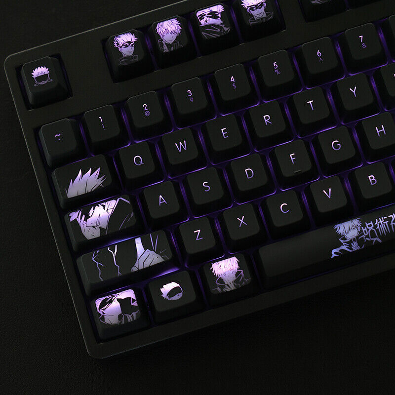 Gojo Satoru Jujutsu Kaisen Anime RGB Translucent Keycap for OEM Height Mechanica