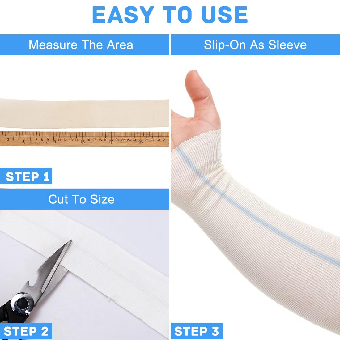 Elastic Tubular Support Bandage Comfortable Cast Stockinette Tubing Compression