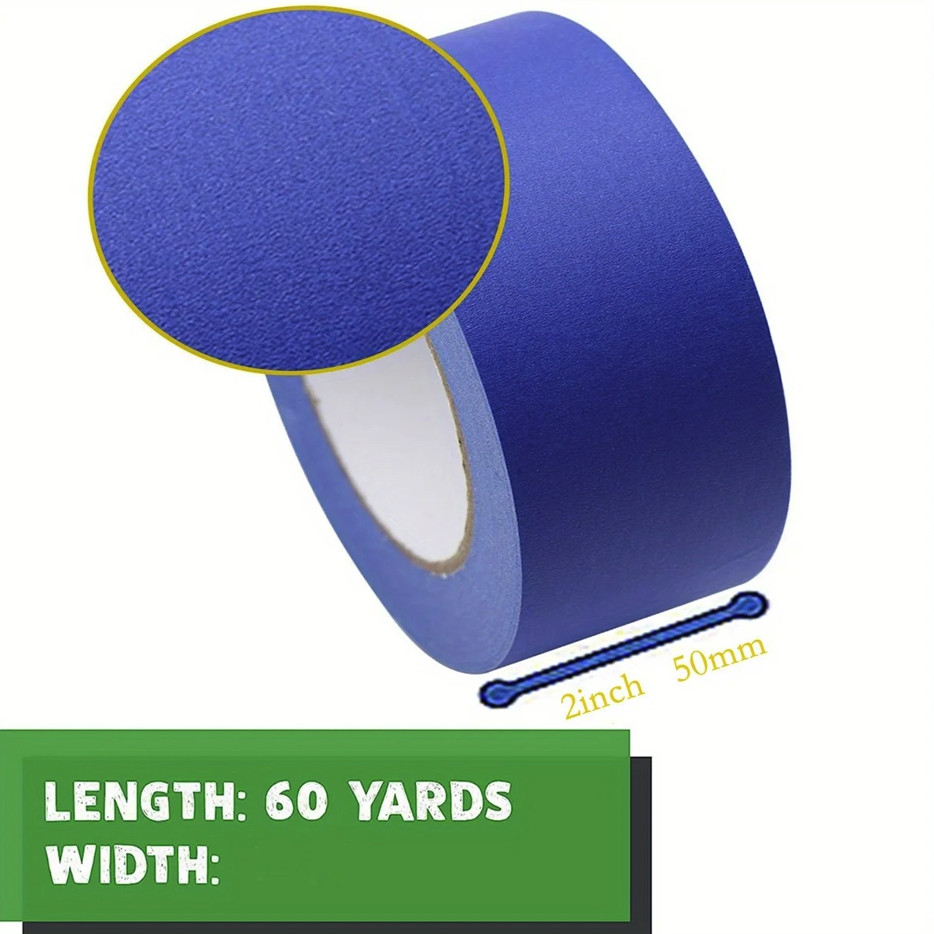 Blue Painters Tape Multi-Size: 1/2 , 3/4 , 1 , 2 Masking Tape Clean Release