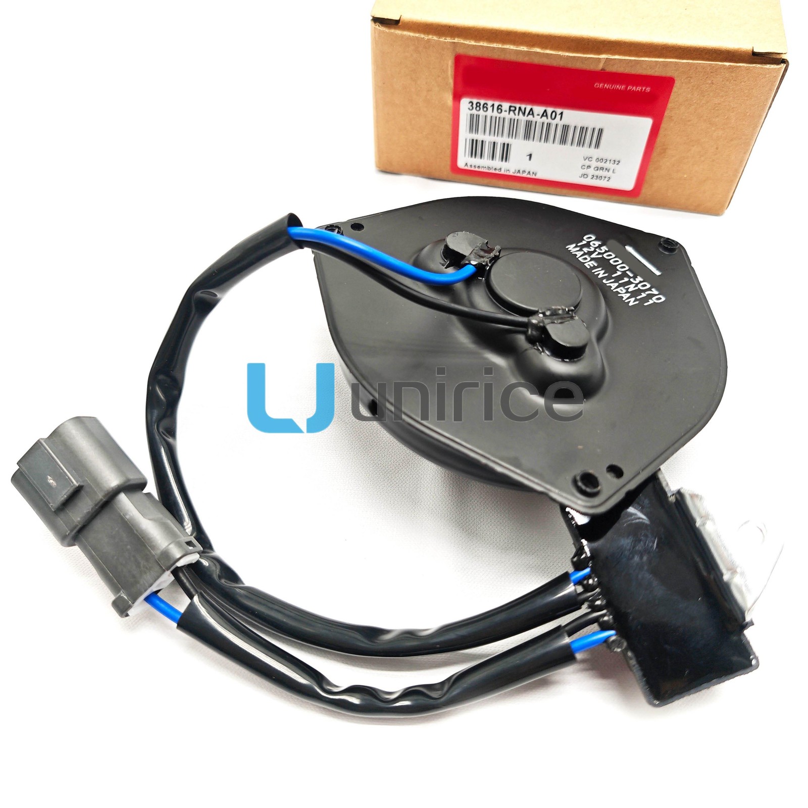 For 06-11 Honda Civic OEM Condenser Cooling Fan Motor (38616-RNA-A01)