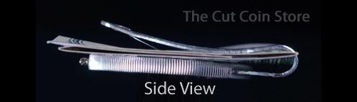 Morgan Peace Liberty silver dollar size money clip coin holder