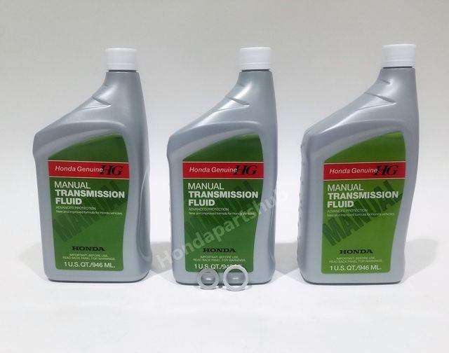 Honda Genuine MTF Manual Transmission Fluid Change Kit 3 U.S.Qt/946ml w/Drain Pl