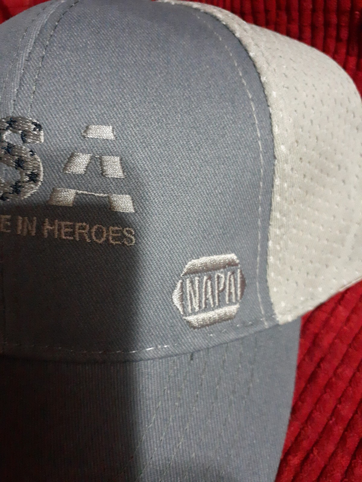 NAPA We Believe In Heroes USA Ball Cap Hat One Size