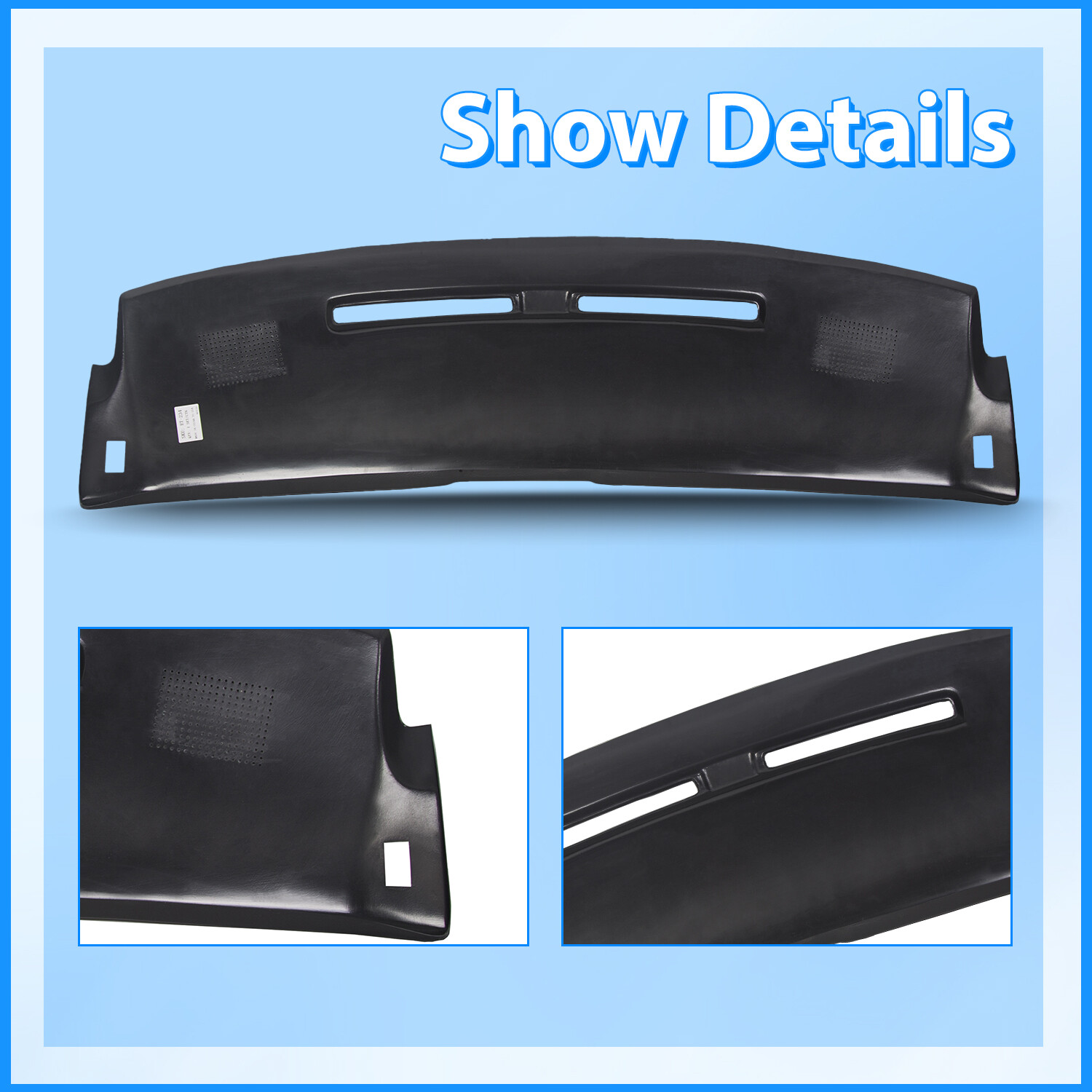 For 1984-92 Chevy Camaro Panel Dash Board Dashboard Pad Cap Bezel Cover Overlay