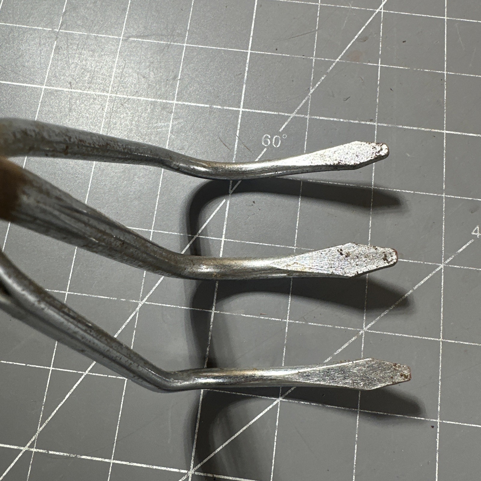 Vintage AMES USA Steel Hand Cultivator Wood Handle PLANTING Gardening