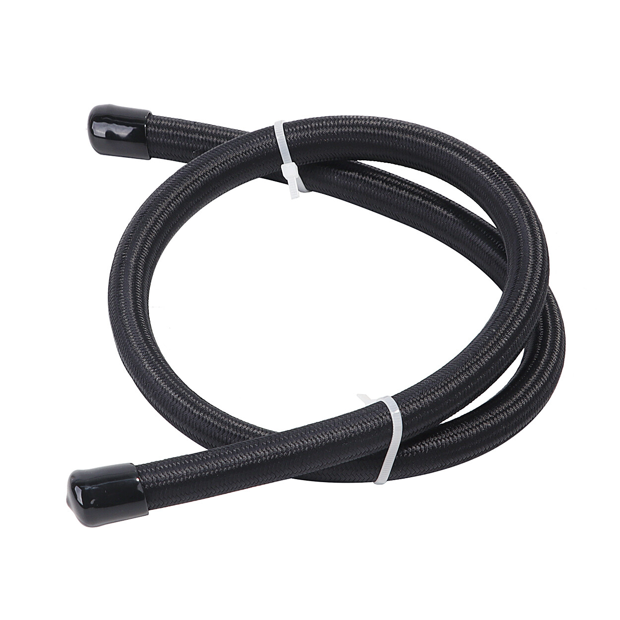 LokoCar PTFE E85 Fuel Line Hose Nylon Braided 6AN 8AN 10AN 3.3FT 10FT 20FT Black