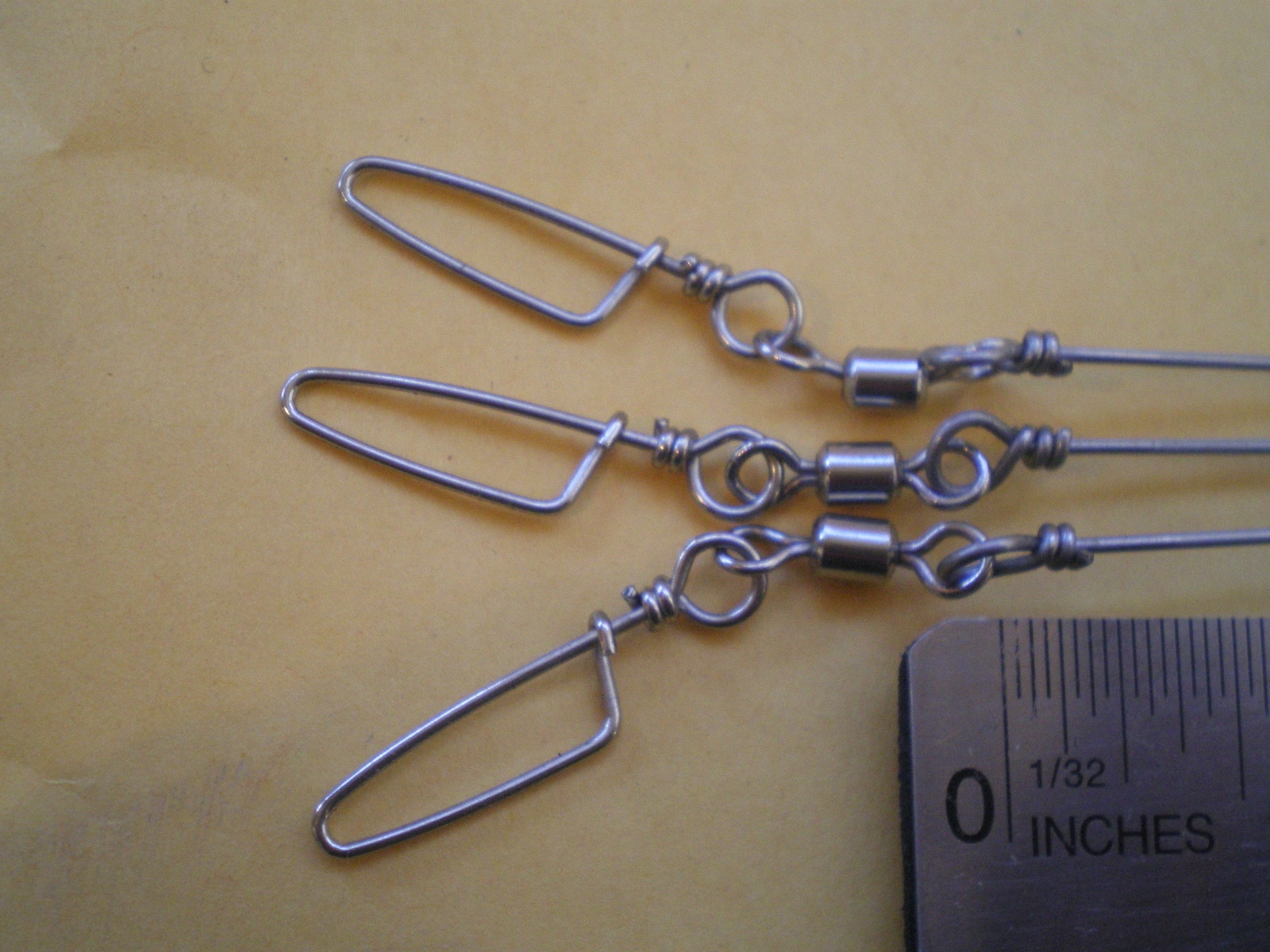 1 CRAPPIE,UMBRELLA,BASS RIG,TESTED IN ALABAMA, TX. 3 ARMS/.039 X 6"/UNPAINTED