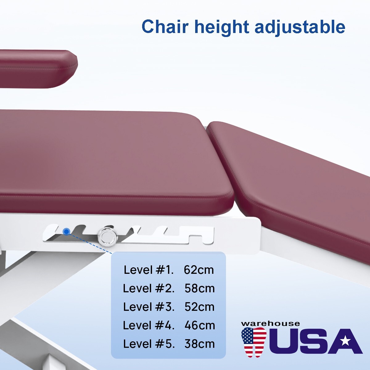 Silla portátil Dental+cubo de saliva+ turbine LED Light unidad dental portatil