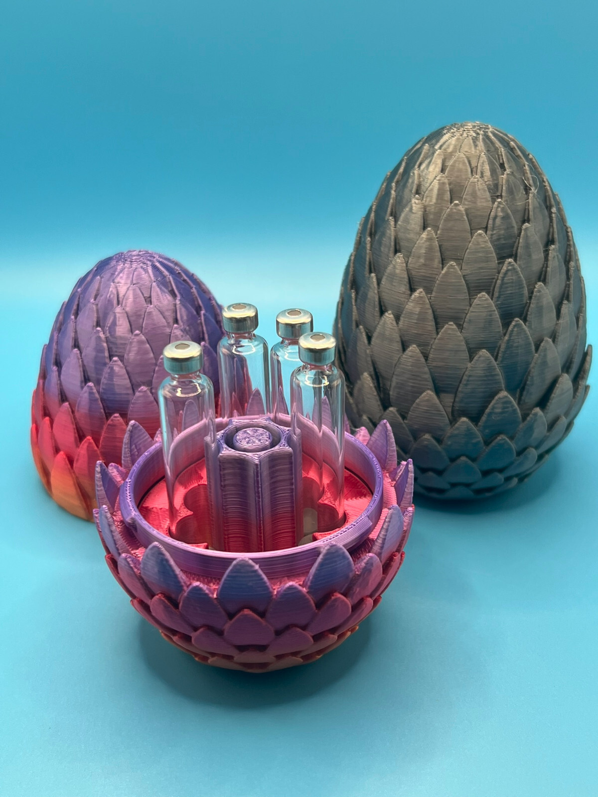 Dragon Egg Cartridge Holder for 3ml Pen Cartridges – Holds 7 with Purge Tower