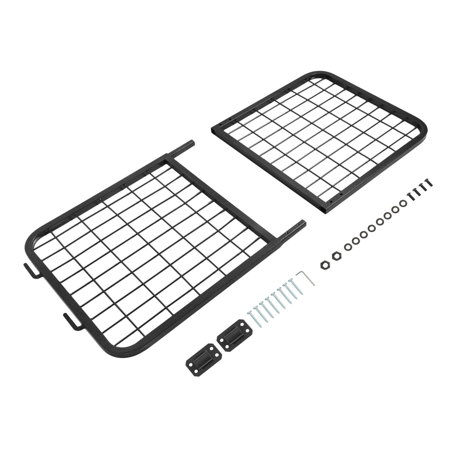 Heavy Duty Steel Horse Stall Gate 48"x24" Stall Fence Guard for Farm Livestock
