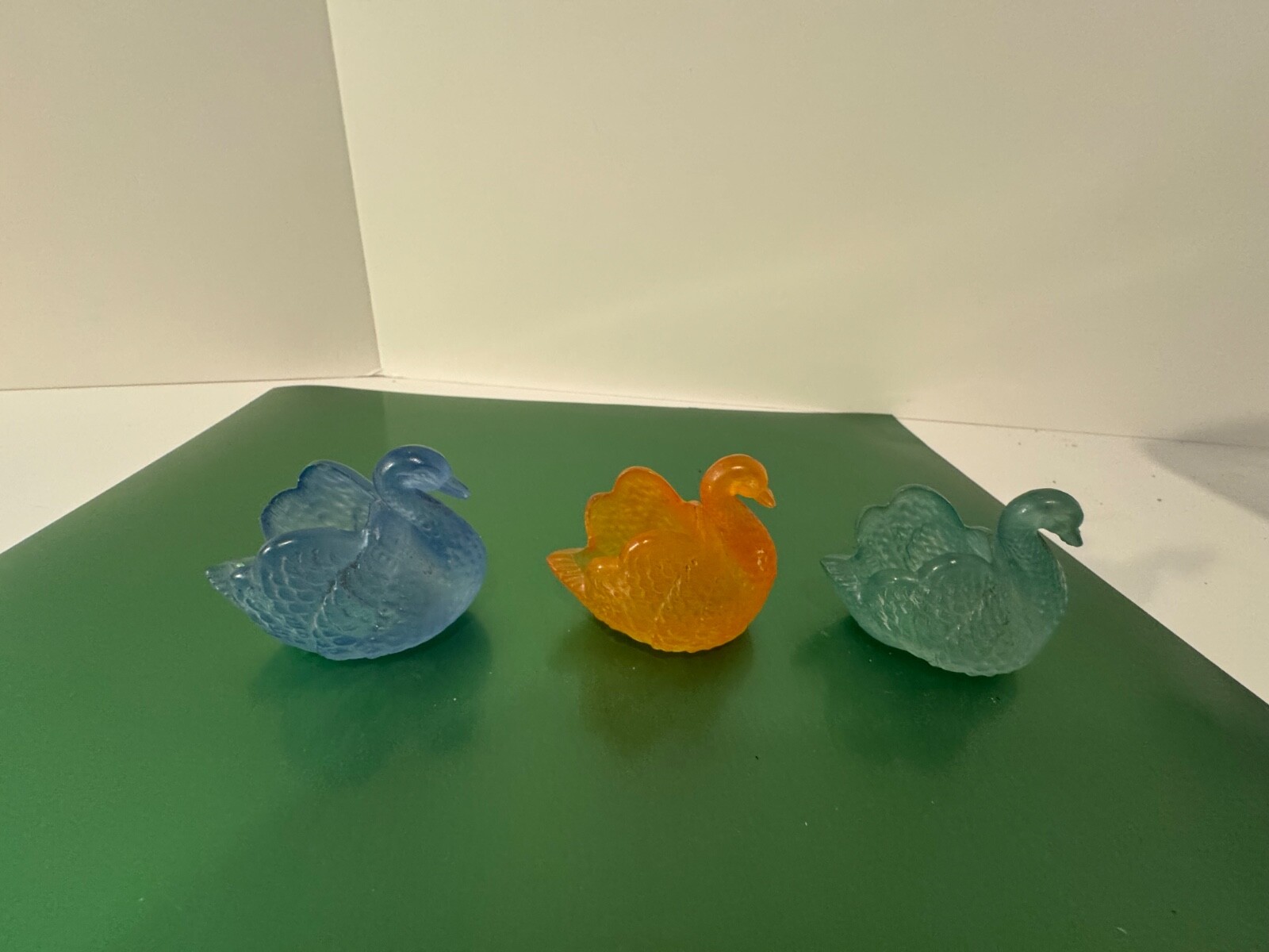 Lot of 6 Vintage Swan Salt Cellar Toothpick Holder Trinket Dish