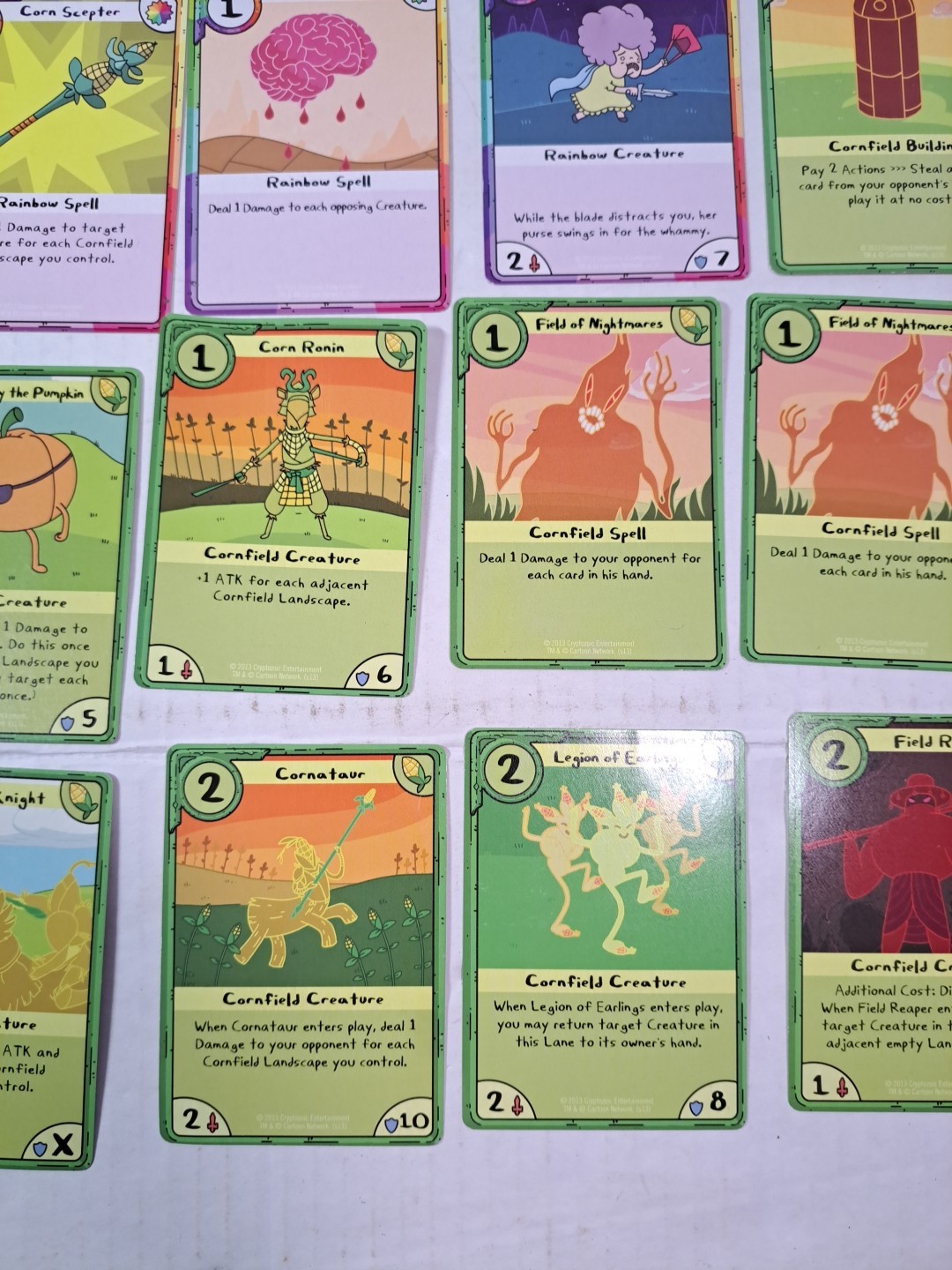Wholesale Lot Of 23 Adventure Time Card Wars
