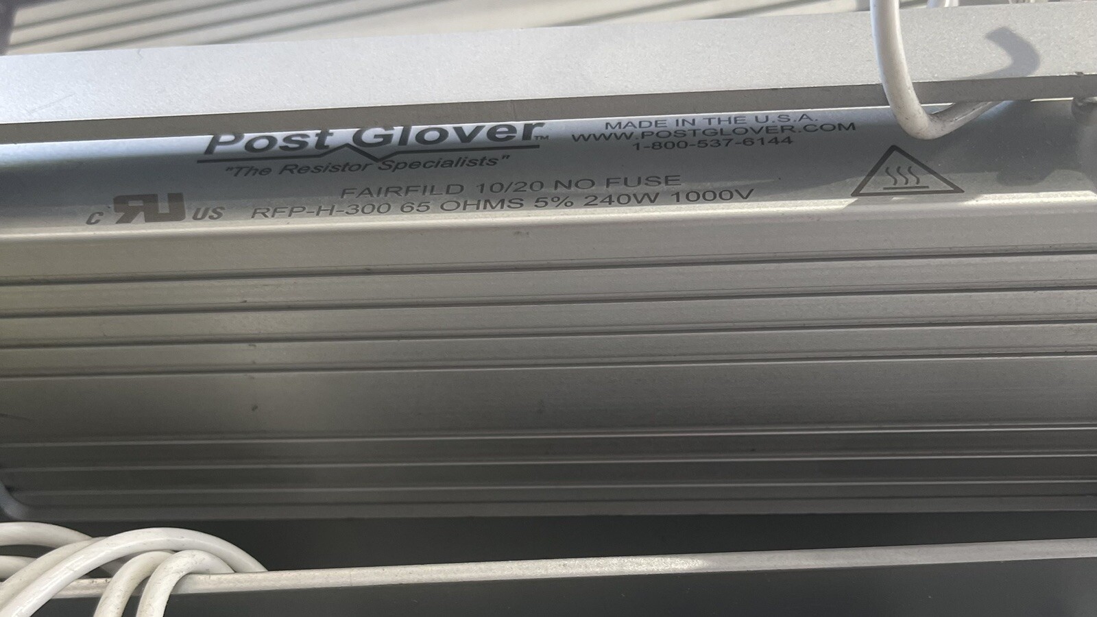 Post Glover RFP-H-300 65ohms. Removed From A-B. 755 Drives