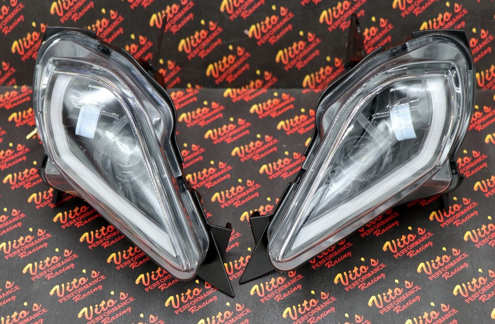 2 x LED Headlights Yamaha YFZ450R Raptor 700 700R YFZ450 WOLVERINE