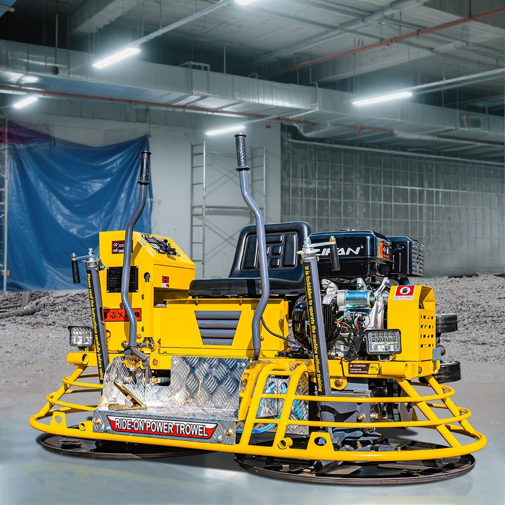 Ride-on Trowel Machine Concrete Road Surface Finisher, New