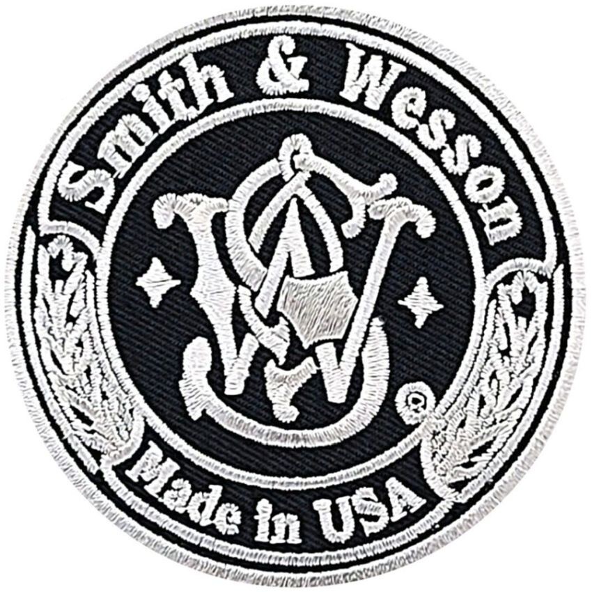 Smith and Wesson Firearm Embroidered Patch | 2PC iron on or Sew on 3"x3"