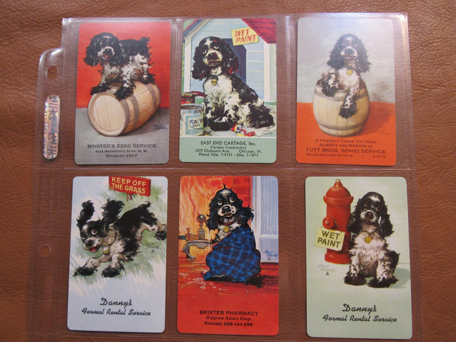 Lot 9 Staehle Butch Advertising Swap Playing Cards #7