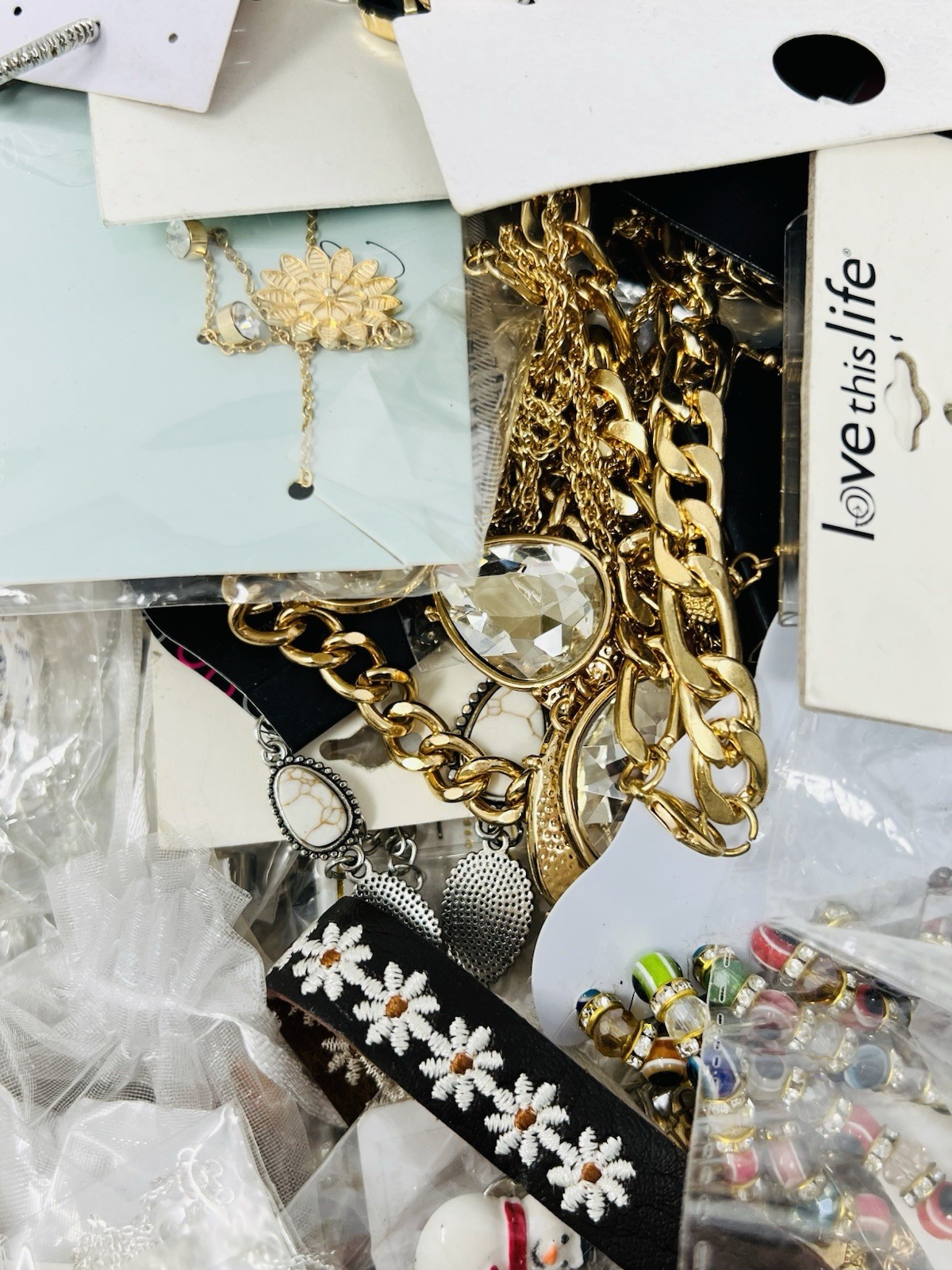 Mystery Jewelry Assorted New Necklace, Bracelet, Earring Lot of 5Lbs Wearable