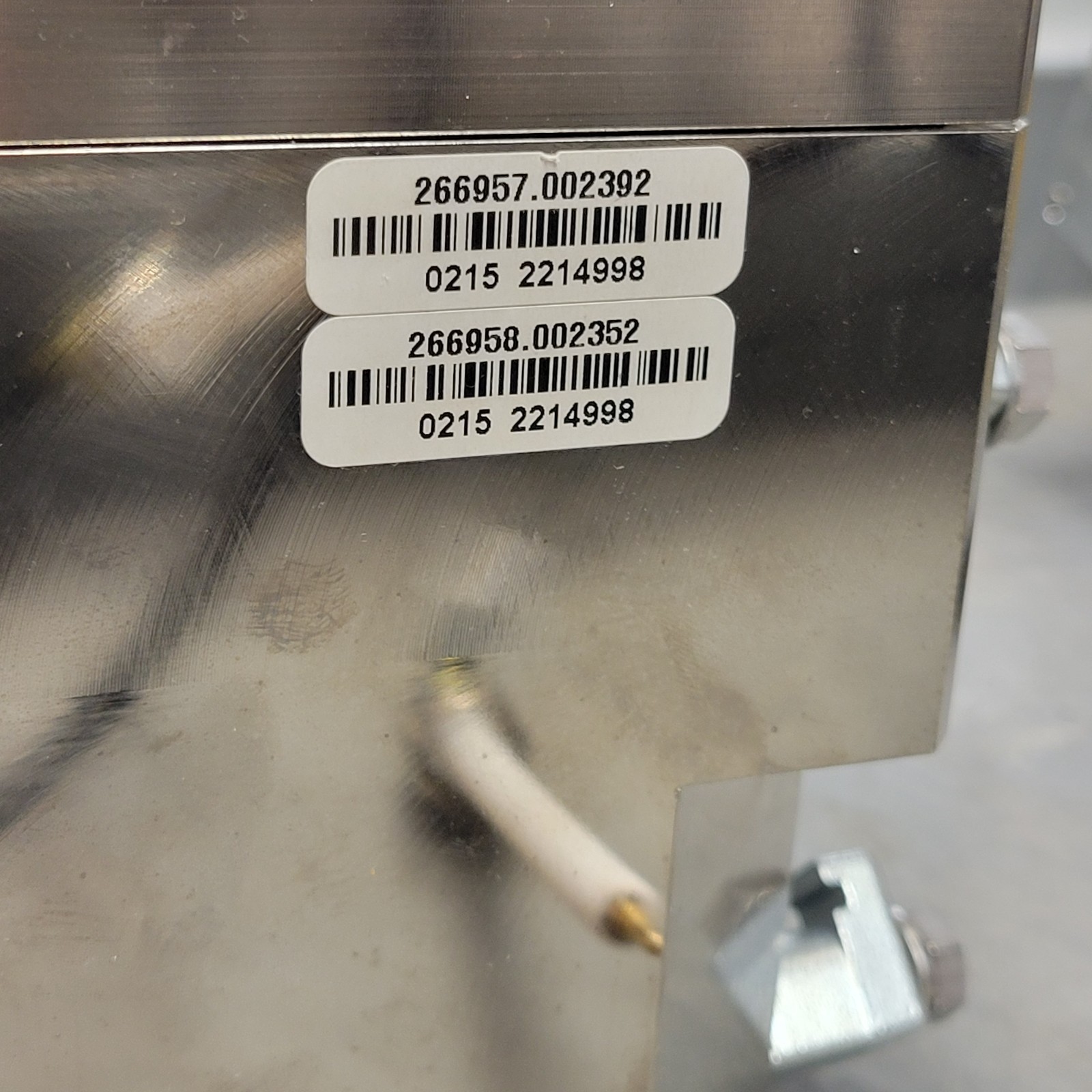 Lot of 2 Bruker UHV-Compatible XY Stage High Vacuum Mass Spectrometer Chamber