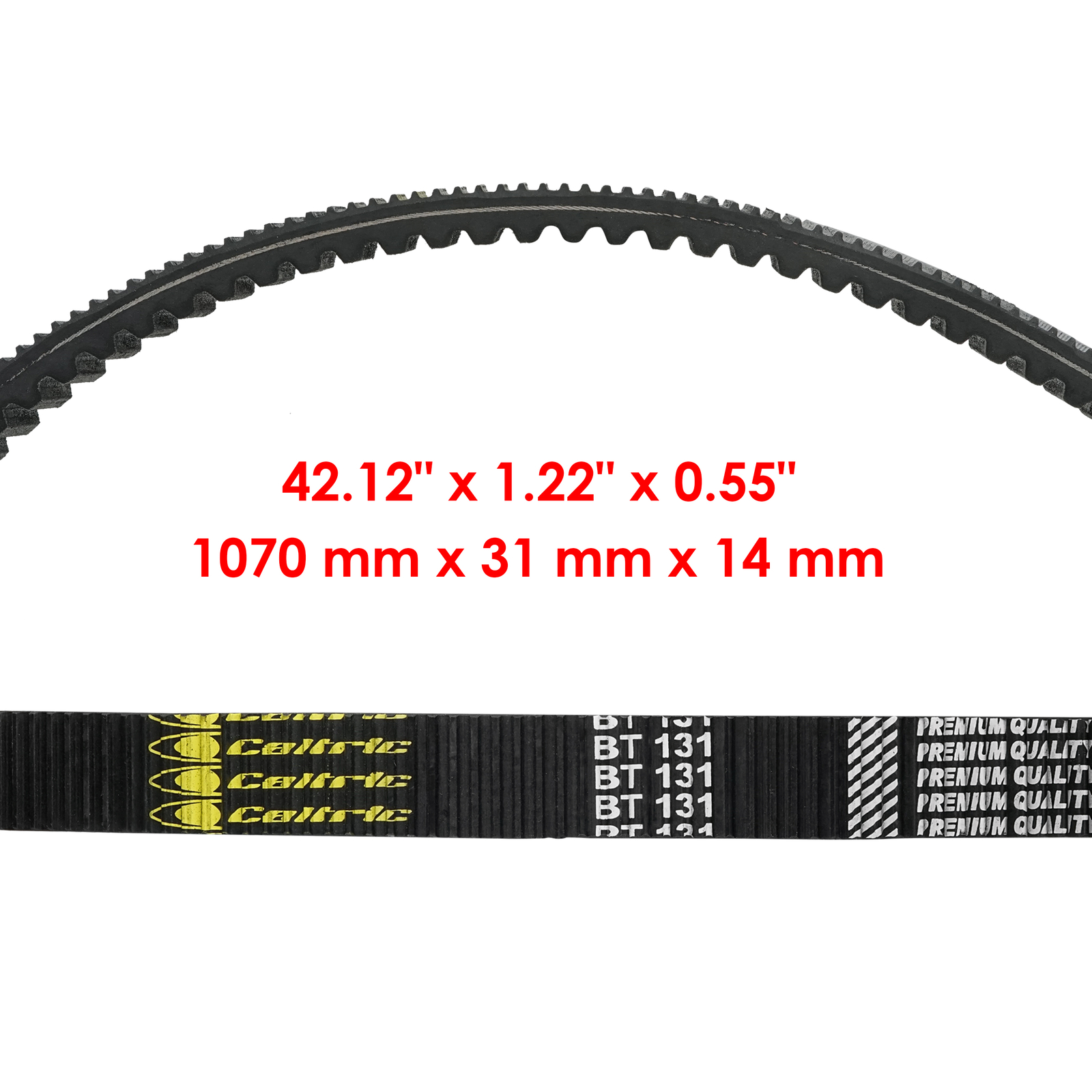 Primary & Secondary Clutch Aramid Belt For Polaris Ranger Crew 570 2014-21