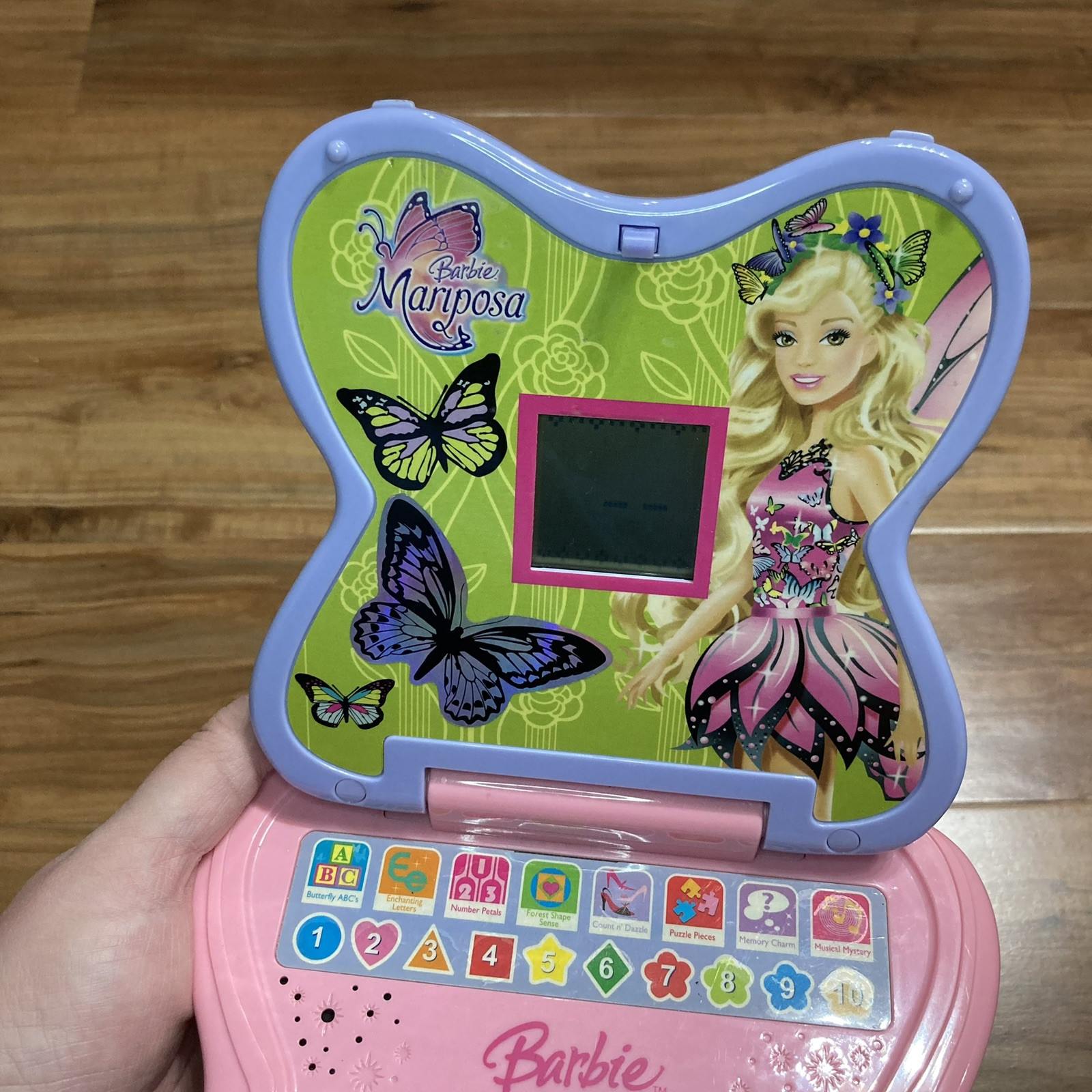 BARBIE MARIPOSA LITTLE LEARNING INTERACTIVE LAPTOP by OREGON SCIENTIFIC MATTEL