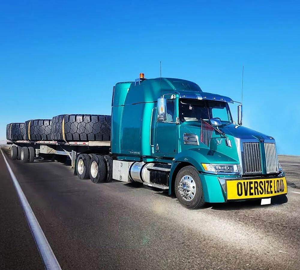 2 PK 18"x84" Reflective Oversize Load Sign Banner for Trucks, Trailer w/Bungee