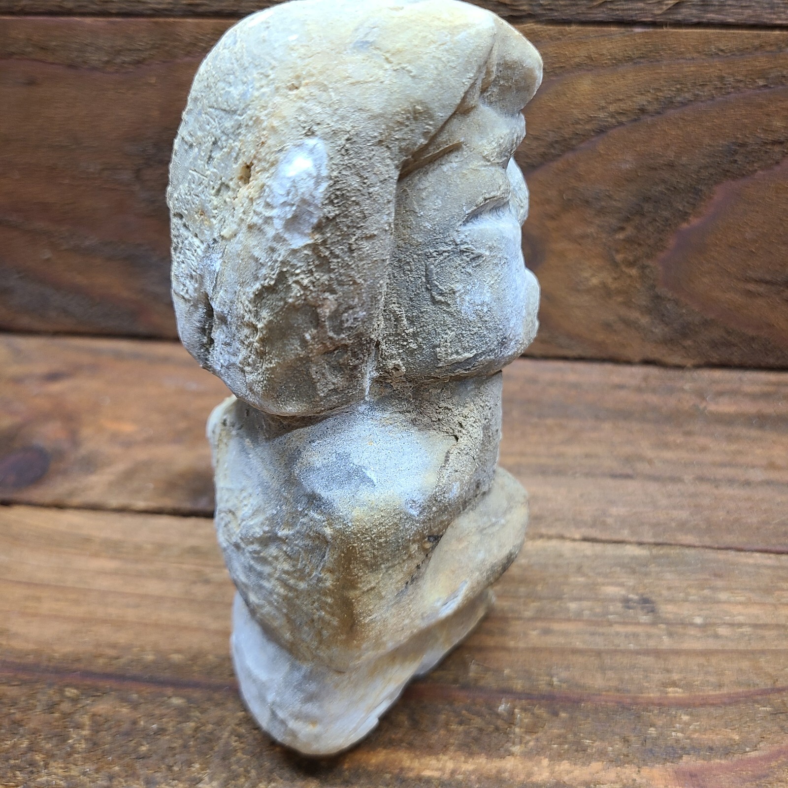 pre-columbian ancient Carved Stone Figure