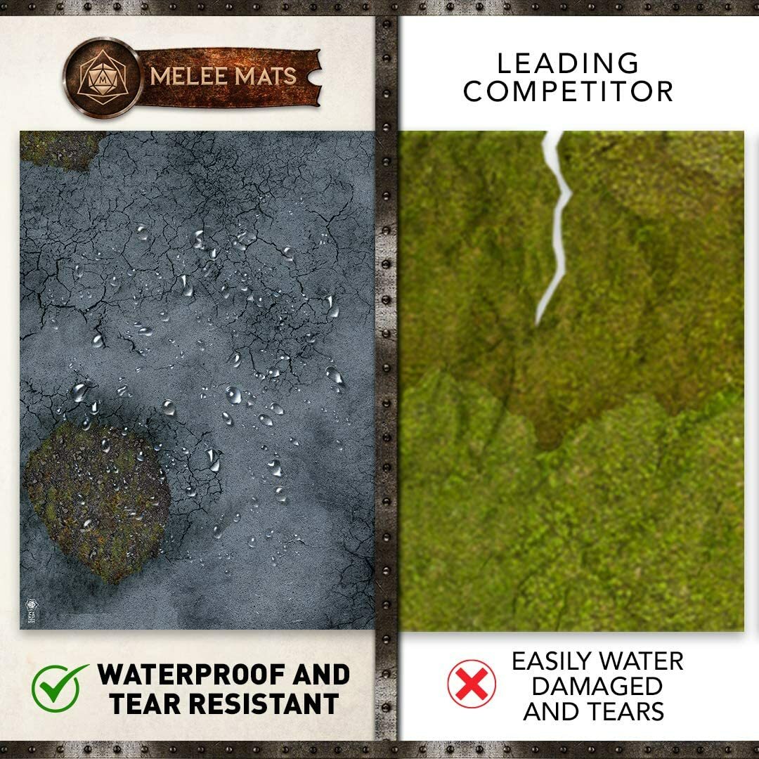 Battle Game Mat - 48x72 - Dungeons & Dragons Tabletop Role Playing Map