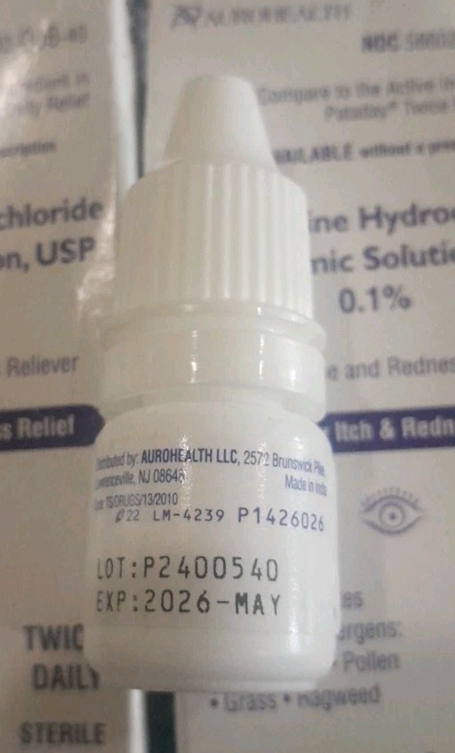 Olopatadine Hydrochloride Ophthalmic Solution, USP 0.1% , 5 ml Drops