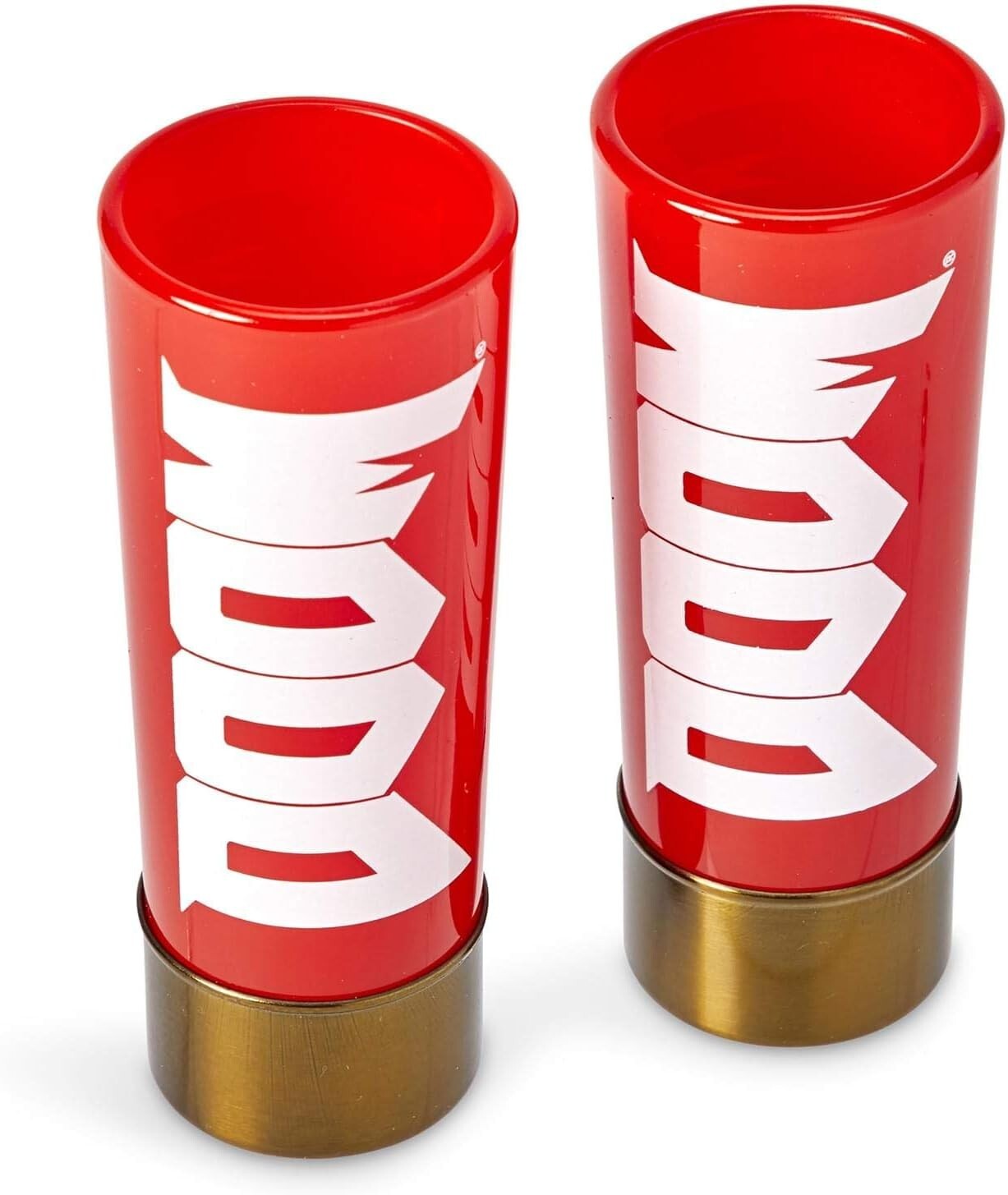 (Set of 2) Doom Shotgun Shell Shot Glasses 2oz by Loot Crate / Just Funky