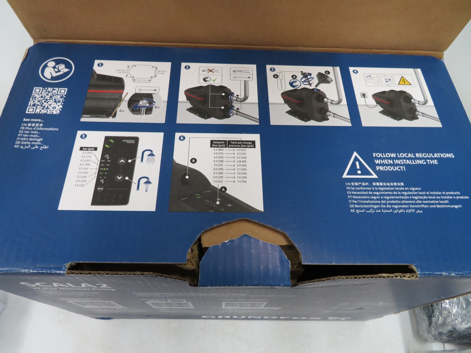 Grundfos SCALA 2 Water Booster Pump 115V (BT-G38135679-01) LOC. CTR-A9 A10