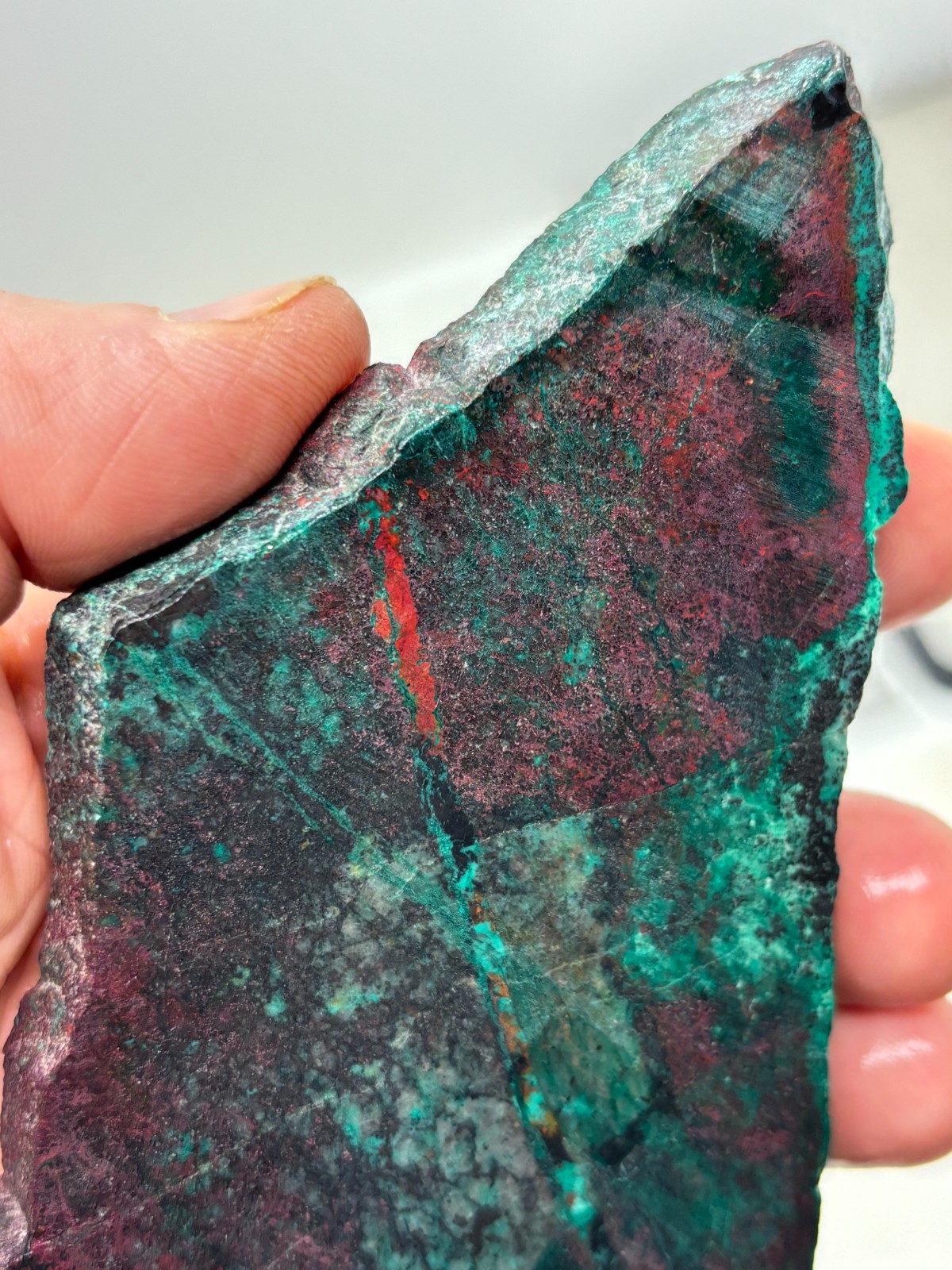 Chrysocolla Cuprite Slab Cabbing Lapidary Collecting Combo Ship Avail