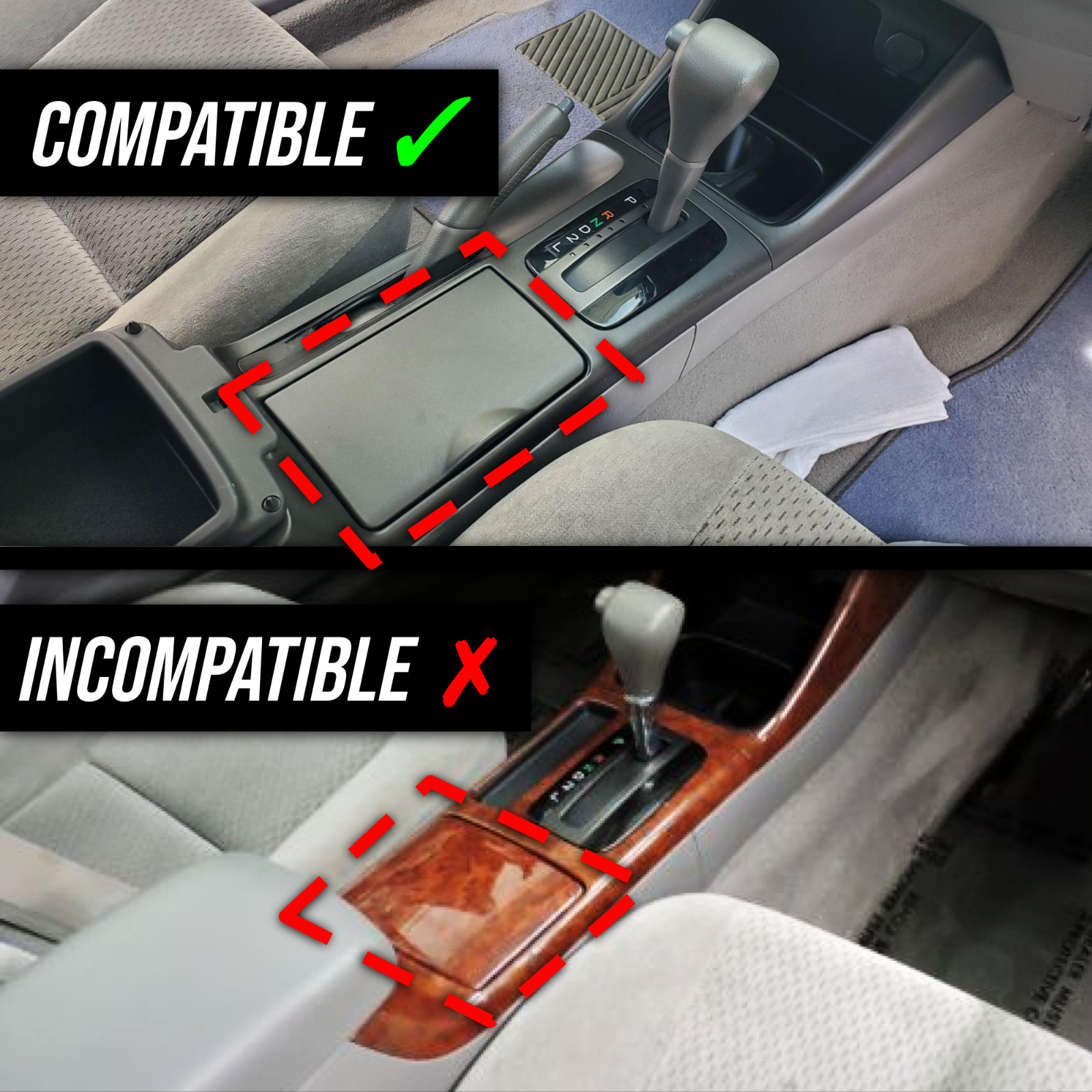 Cupholder Upgrade / Fix for 2002-2006 Toyota Camry & 2004-2008 Toyota Solara