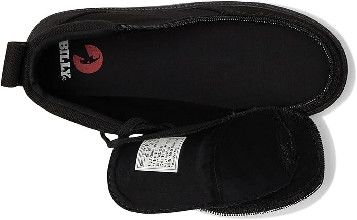 BILLY Footwear Kids Classic Lace High (Little Kid/Big Kid) Black – Sizes 13 & 2