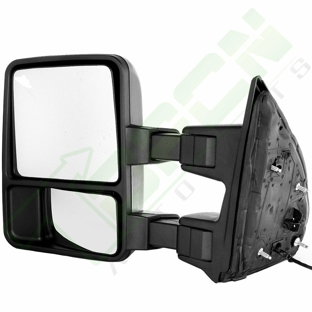 Pair For 08-16 Ford F250 F350 F450 F550 Super Duty Towing Manual Signal Mirrors