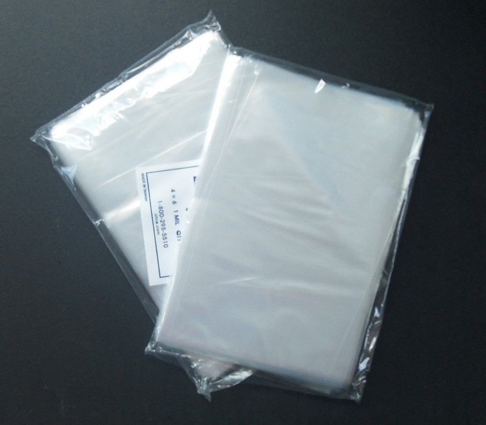 CLEAR POLY BAGS Large Small Plastic Packaging Open Flat Packing T-Shirt Apparel