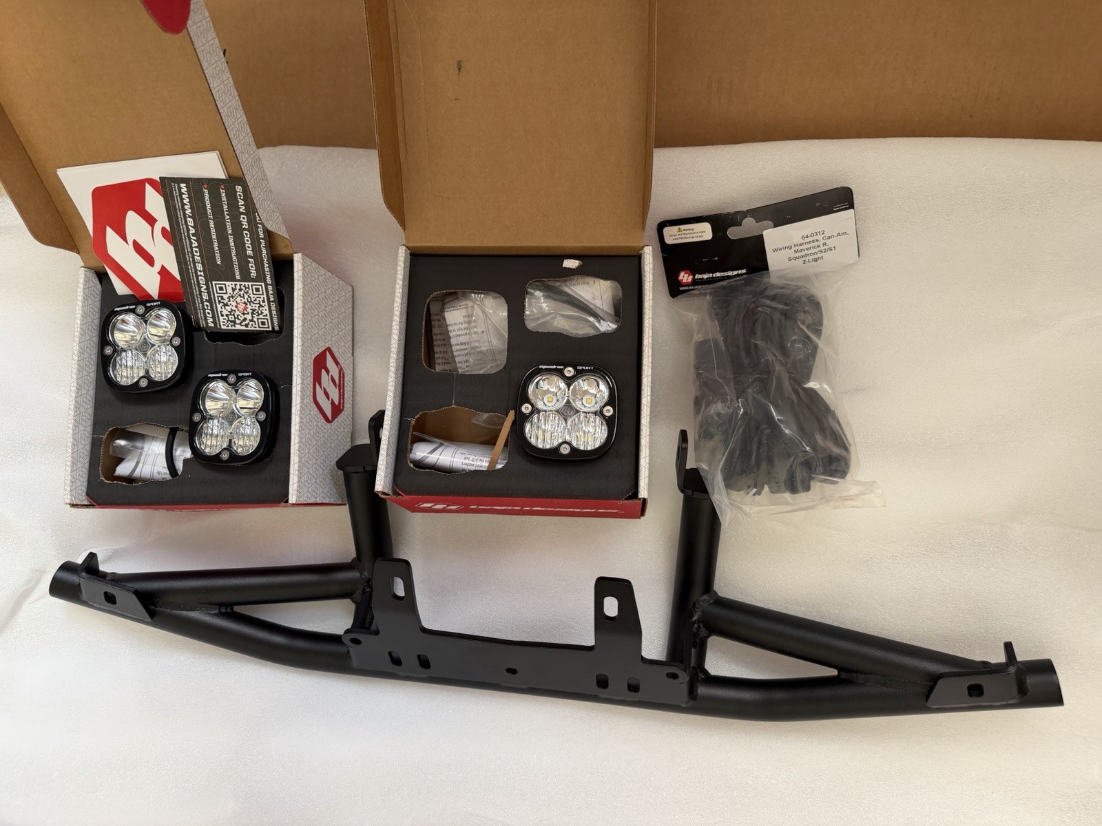 OPEN BOX Baja Designs Squadron Sport Pre-Runner Bumper Kit for Can-Am Maverick R