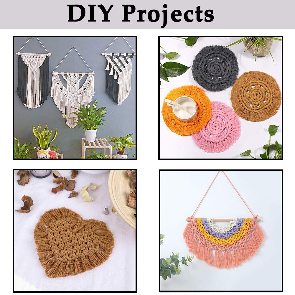 ZXCDINO Olive Green Cotton Macrame Cord, 3mm x x 109yards,