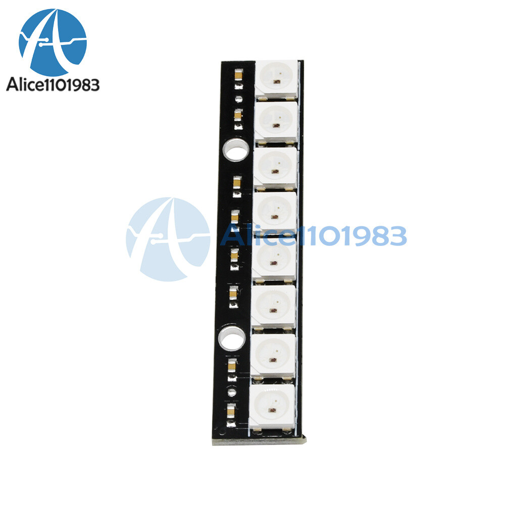 8-bit WS2812 5050 RGB LED Built-in Full-color Driver Development Board Light