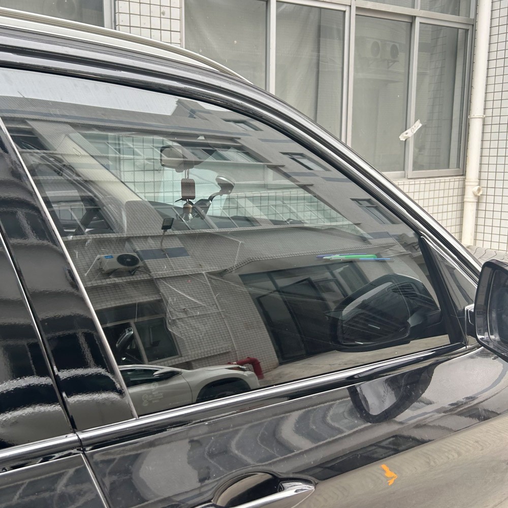 Glossy Black Chrome Delete Window Trims For BMW X5 F15 2014-2018