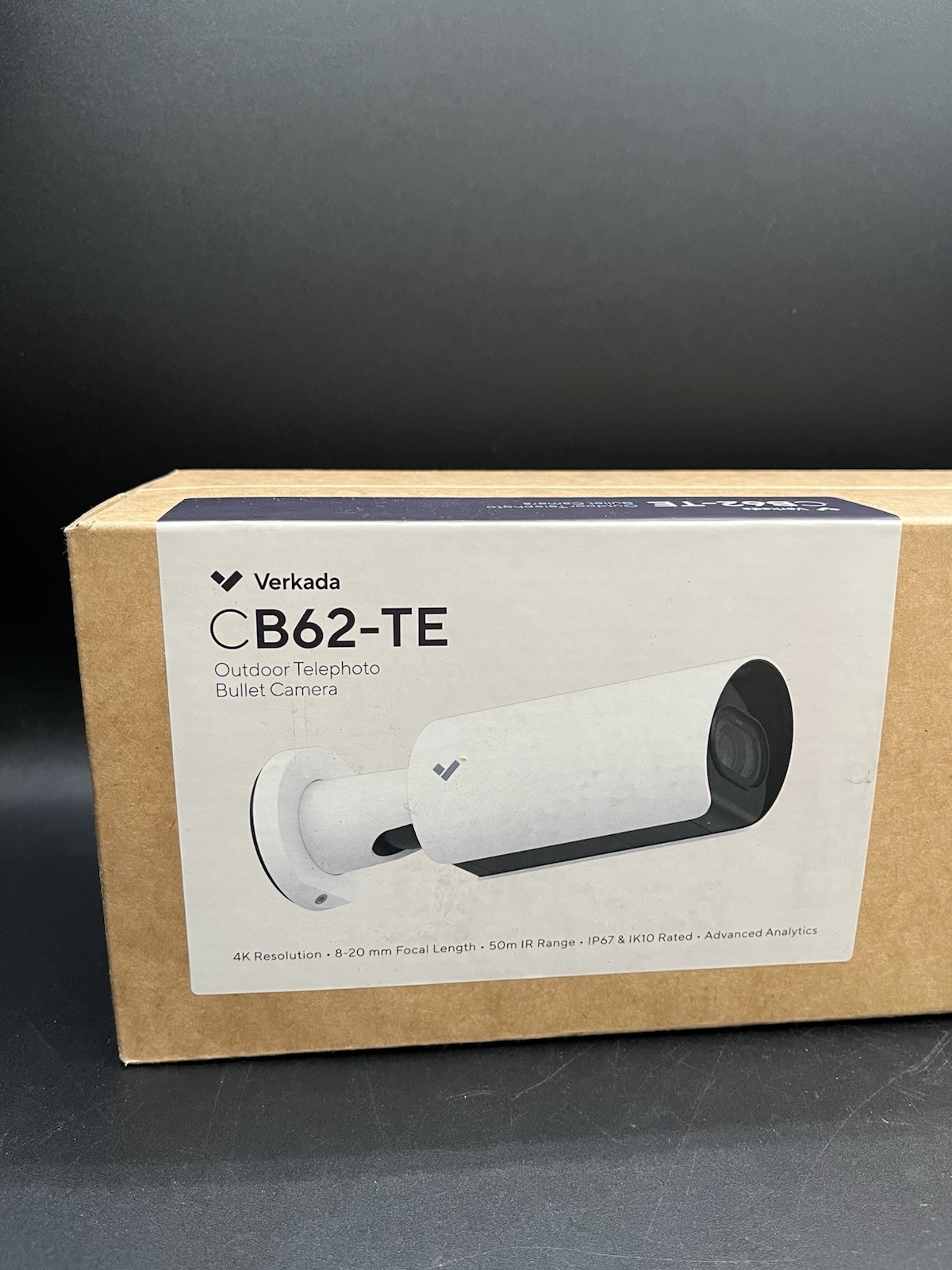 VERKADA CB62-TE 4K Outdoor Telephoto Bullet Security Camera Sealed
