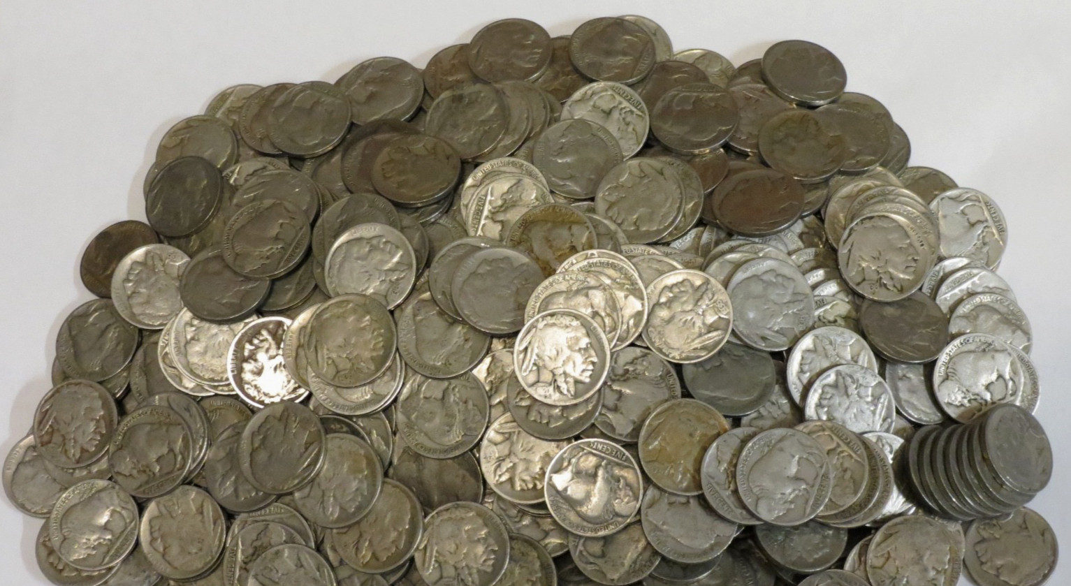 500 Buffalo Nickels Bulk Lot P Mint Only Part Date to Strong Part Date 5c Coins