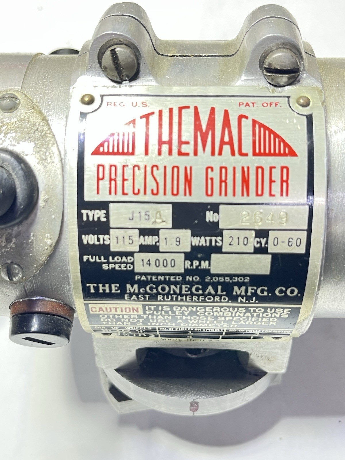 Precision THEMAC Grinder J15 Used