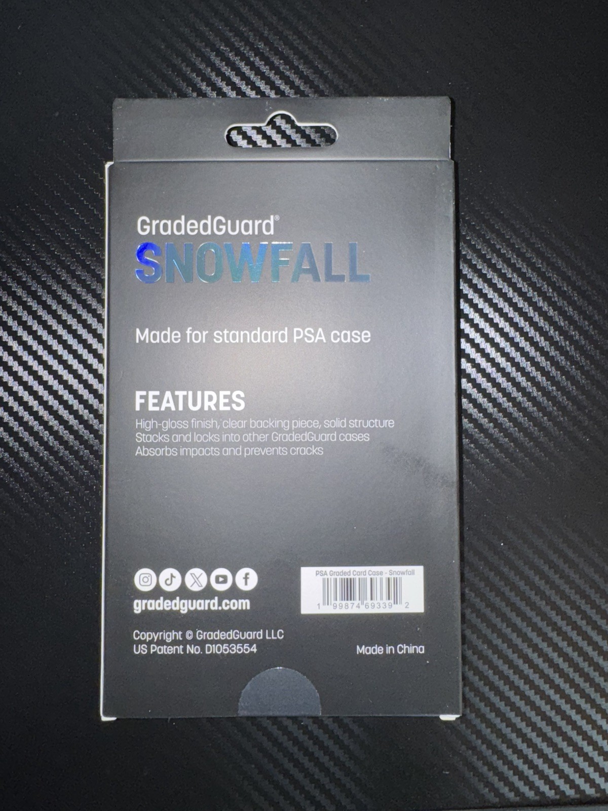 GradedGuard PSA Graded Card Case Guard Protector SNOWFALL Limited Edition