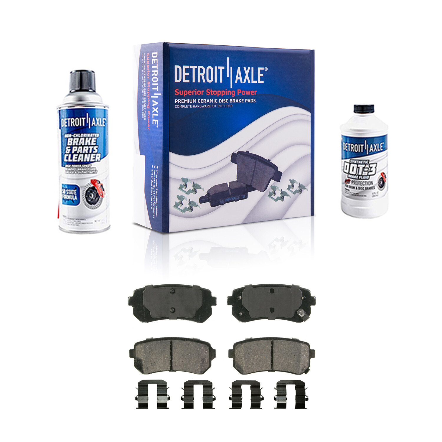 AWD 284mm Front & Rear Brake Rotors + Brake Pads Kit for Hyundai Tucson Sportage